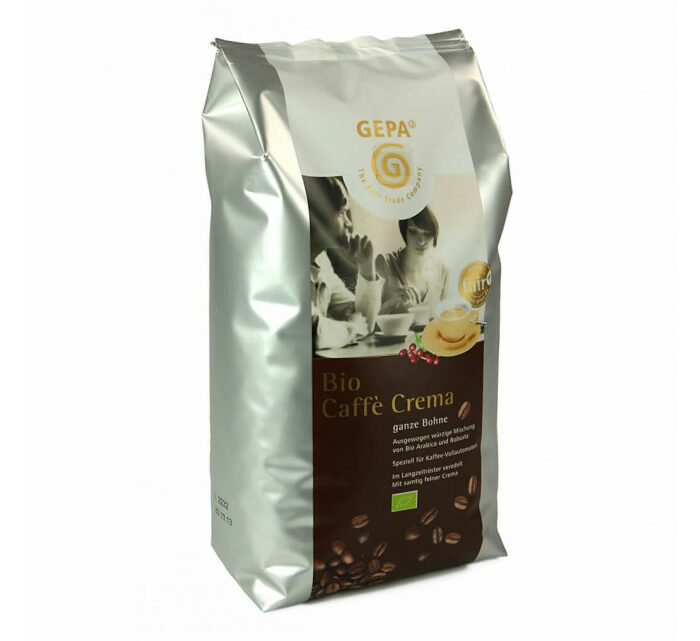 Bio Caffee Crema (ganze Bohnen) 250g