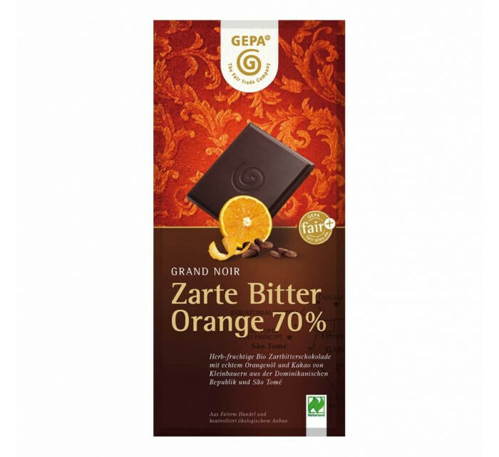 Grand Noir Orange (Bitter) 100g